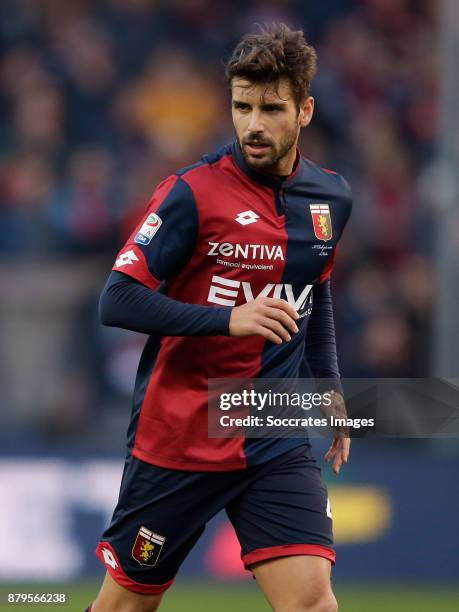 Miguel Veloso of Genua during the Italian Serie A match between Genoa v AS Roma at the Stadio Luigi Ferraris on November 26, 2017 in Rome Italy