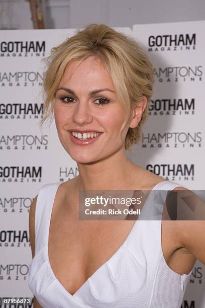 Anna Paquin attends the Memorial Day celebration hosted by Hamptons magazine at Pink Elephant on May 24, 2009 in Southampton, New York.