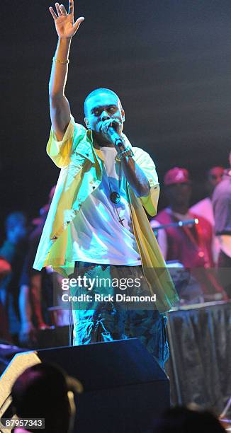 Rapper Lil Duval performs at T.I.'s Final Countdown Concert at Philips Arena on May 24, 2009 in Atlanta, Georgia.