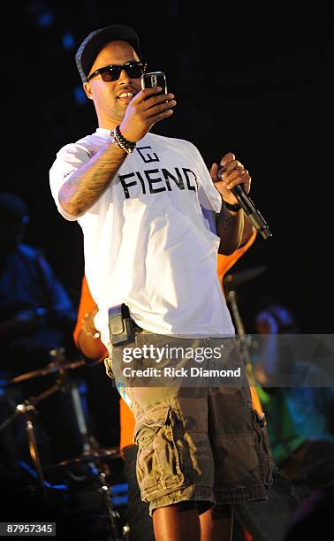 Kenny Burns performs at T.I.'s Final Countdown Concert at Philips Arena on May 24, 2009 in Atlanta, Georgia.