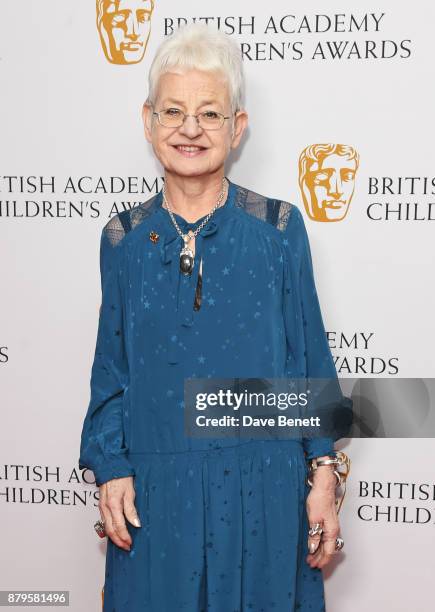 Dame Jacqueline Wilson attends the BAFTA Children's Awards at The Roundhouse on November 26, 2017 in London, England.