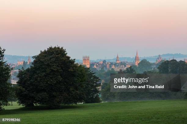 southpark views - oxford spires - oxford england stock pictures, royalty-free photos & images