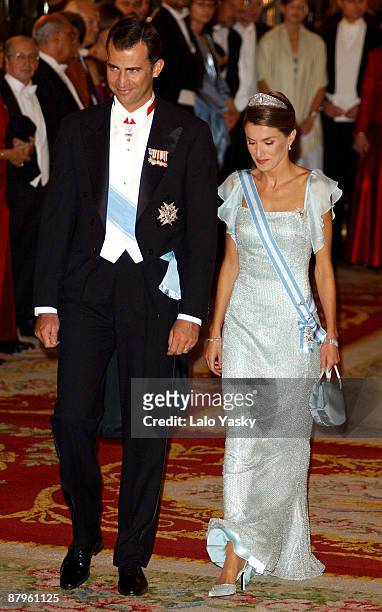 Princess Letizia and Prince Felipe