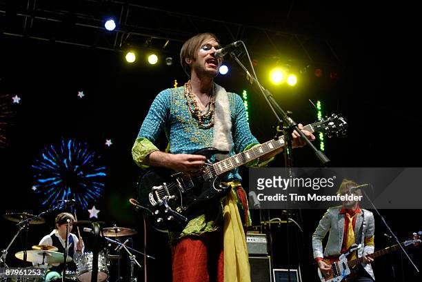 Kevin Barnes of the band Of Montreal performs as part of Day Two of the Sasquatch! Music Festival at the Gorge Amphitheatre on May 24, 2009 in...