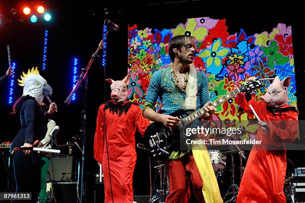 Kevin Barnes of the band Of Montreal performs as part of Day Two of the Sasquatch! Music Festival at the Gorge Amphitheatre on May 24, 2009 in...