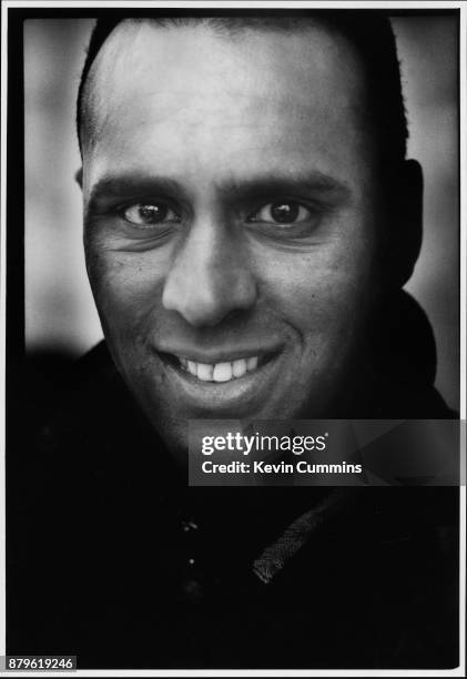 English footballer David Rocastle in Manchester during his time at Manchester City FC, March 1994.