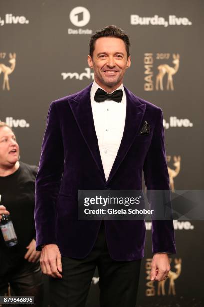Hugh Jackman during the Bambi Awards 2017 at Stage Theater on November 16, 2017 in Berlin, Germany.