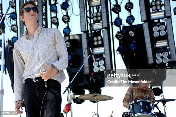 Hamilton Leithauser of The Walkmen performs as part of Day Two of the Sasquatch! Music Festival at the Gorge Amphitheatre on May 24, 2009 in Quincy,...