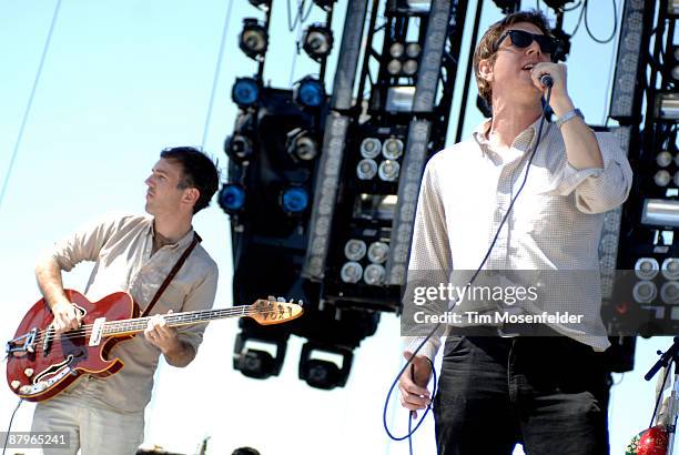 Hamilton Leithauser of The Walkmen performs as part of Day Two of the Sasquatch! Music Festival at the Gorge Amphitheatre on May 24, 2009 in Quincy,...