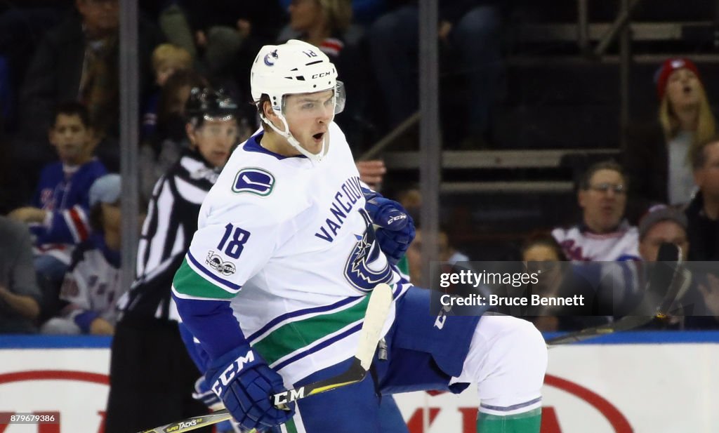 Vancouver Canucks v New York Rangers