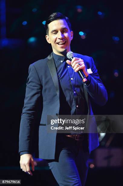 Russell Kane performs at Absolute Radio Live in aid of Stand Up To Cancer at London Palladium on November 26, 2017 in London, England.