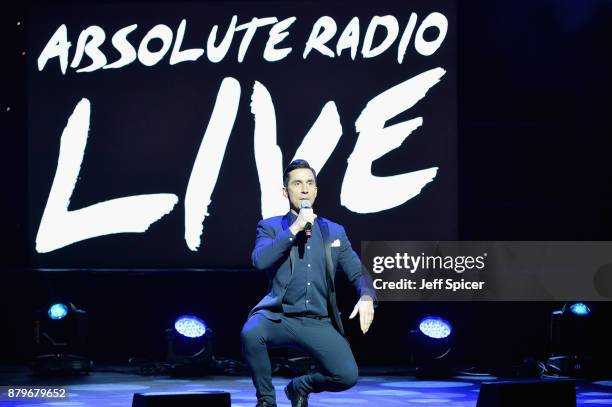 Russell Kane performs at Absolute Radio Live in aid of Stand Up To Cancer at London Palladium on November 26, 2017 in London, England.