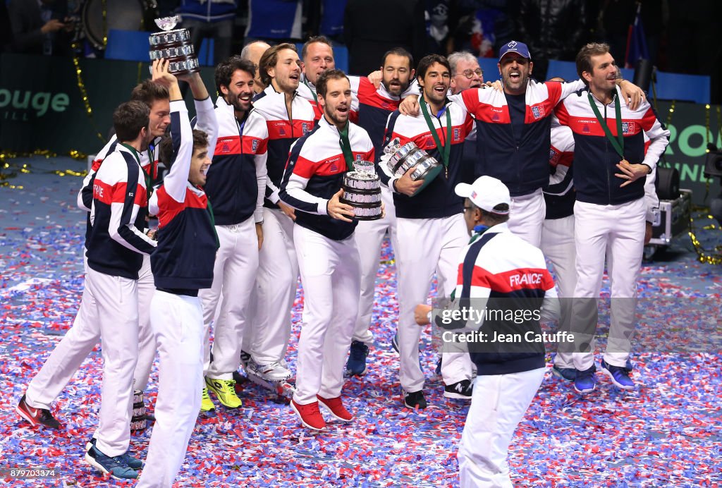 Davis Cup World Group Final - France v Belgium - Day Three