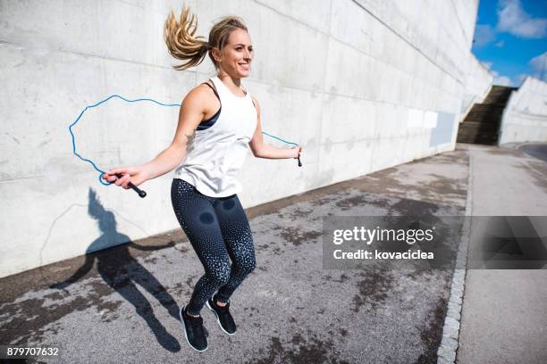 Woman Jump Roping Photos and Premium High Res Pictures - Getty Images