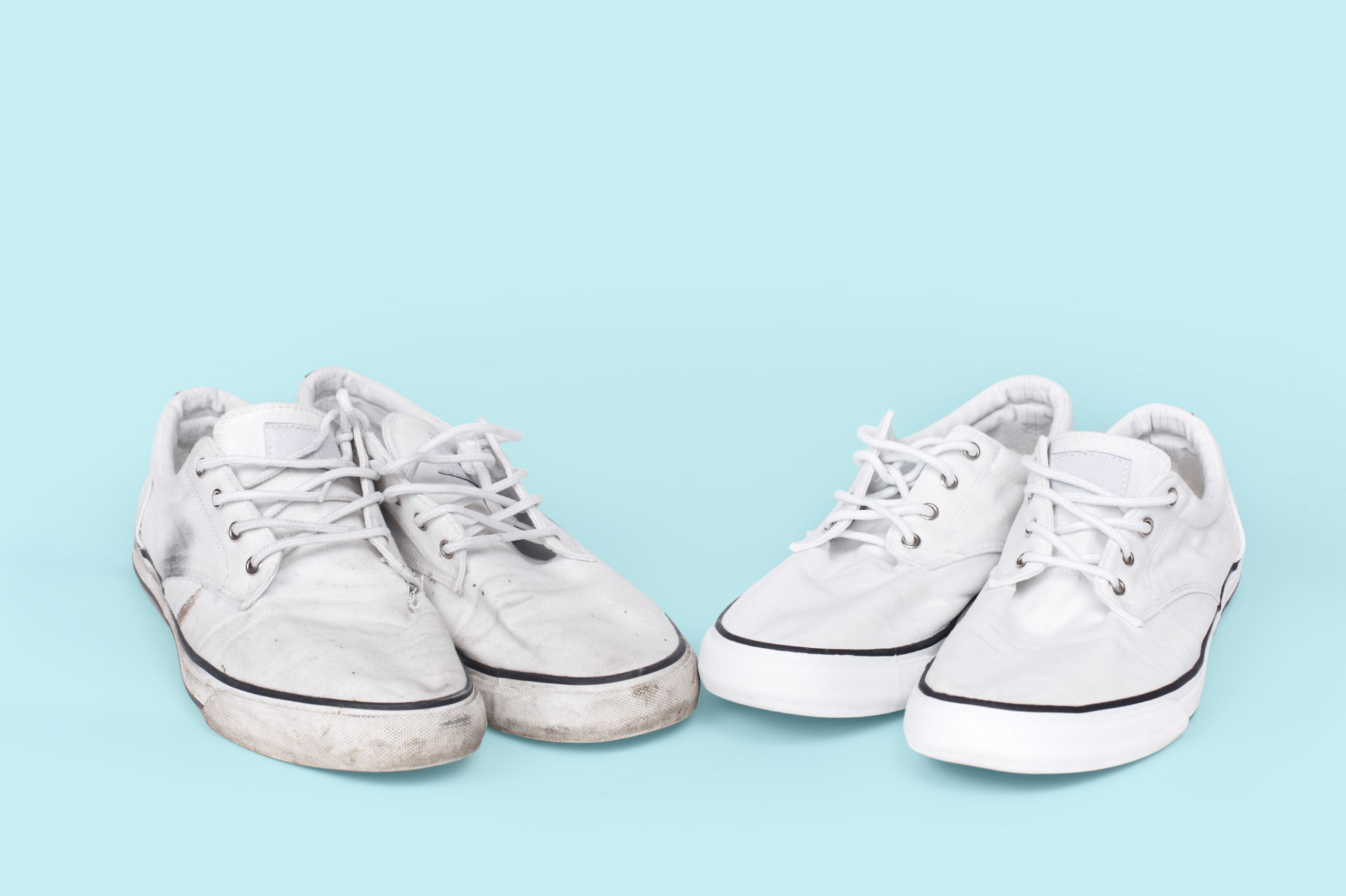 cleaning white sneakers
