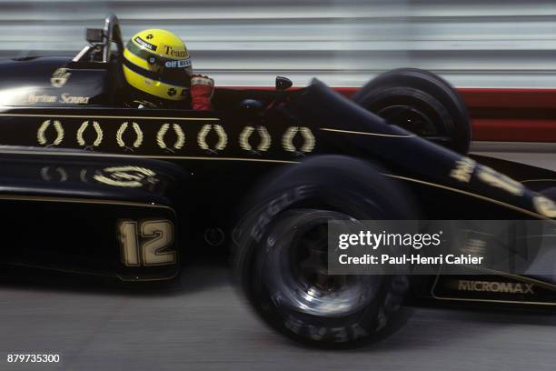 Ayrton Senna, Lotus-Renault 98T, Grand Prix of Germany, Hockenheimring, 27 July 1986.