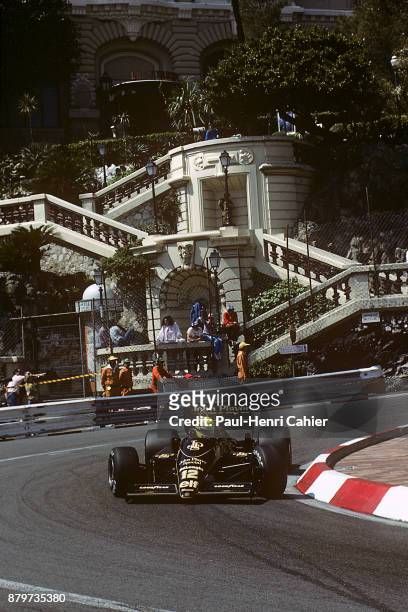 Ayrton Senna, Lotus-Renault 98T, Grand Prix of Monaco, Circuit de Monaco, 11 May 1986.