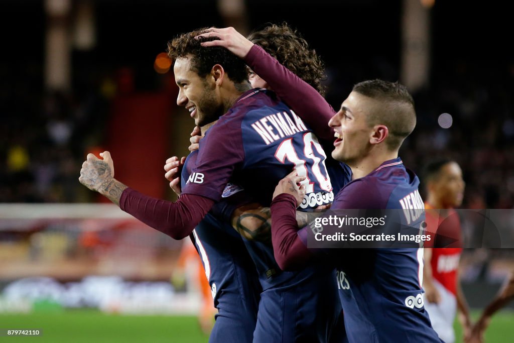 AS Monaco v Paris Saint Germain - French League 1