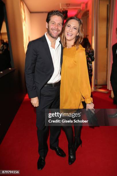 Philip Greffenius and his wife Evelyn Greffenius during the New Faces Award Style 2017 at "The Grand" hotel on November 15, 2017 in Berlin, Germany.