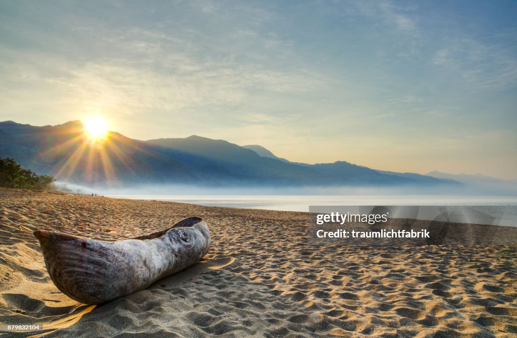 Sunrise at Malawi Lake