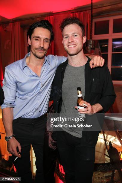 Philipp Christopher and Harry Dean Lewis during the New Faces Award Style 2017 at "The Grand" hotel on November 15, 2017 in Berlin, Germany.