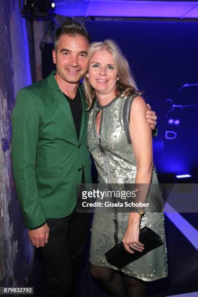 Manuela Kampp-Wirtz and her husband Frank Kampp during the New Faces Award Style 2017 at "The Grand" hotel on November 15, 2017 in Berlin, Germany.