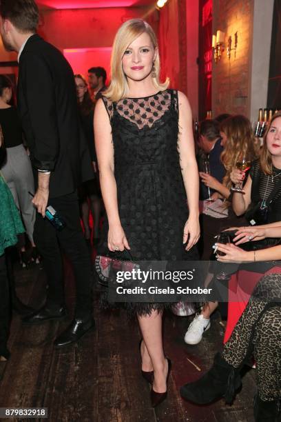 Actress Jennifer Ulrich during the New Faces Award Style 2017 at "The Grand" hotel on November 15, 2017 in Berlin, Germany.