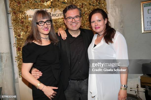 Christin Haenschke, Bijou Brigitte, Reinhard Maetzler and Annegret Wittmaack during the New Faces Award Style 2017 at "The Grand" hotel on November...