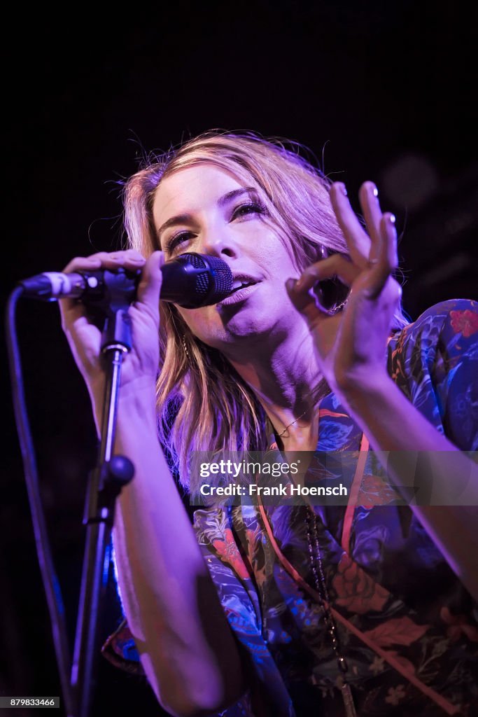 Morgan James Rees American singer Morgan James performs live on stage during a concert ...