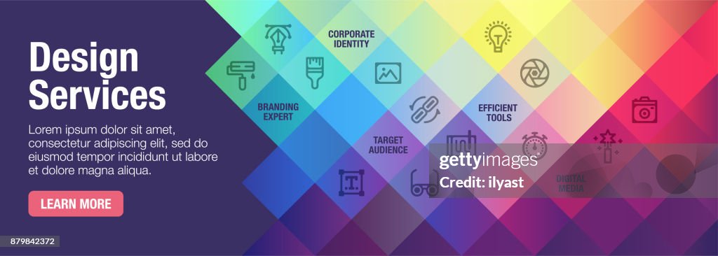 Design Services Banner High-Res Vector Graphic - Getty Images