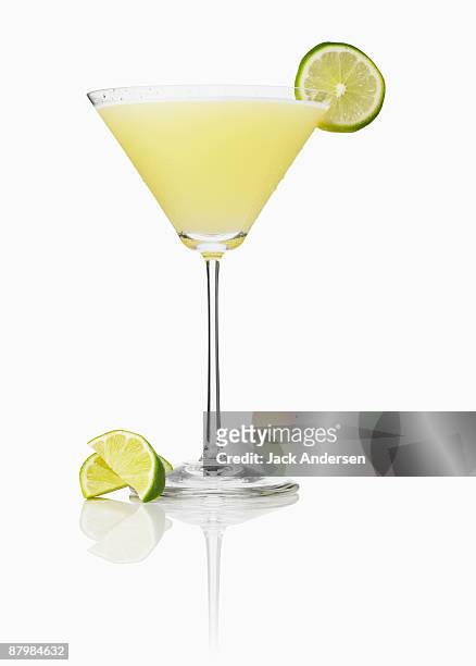 citrus martini - drinking glass isolated stock pictures, royalty-free photos & images
