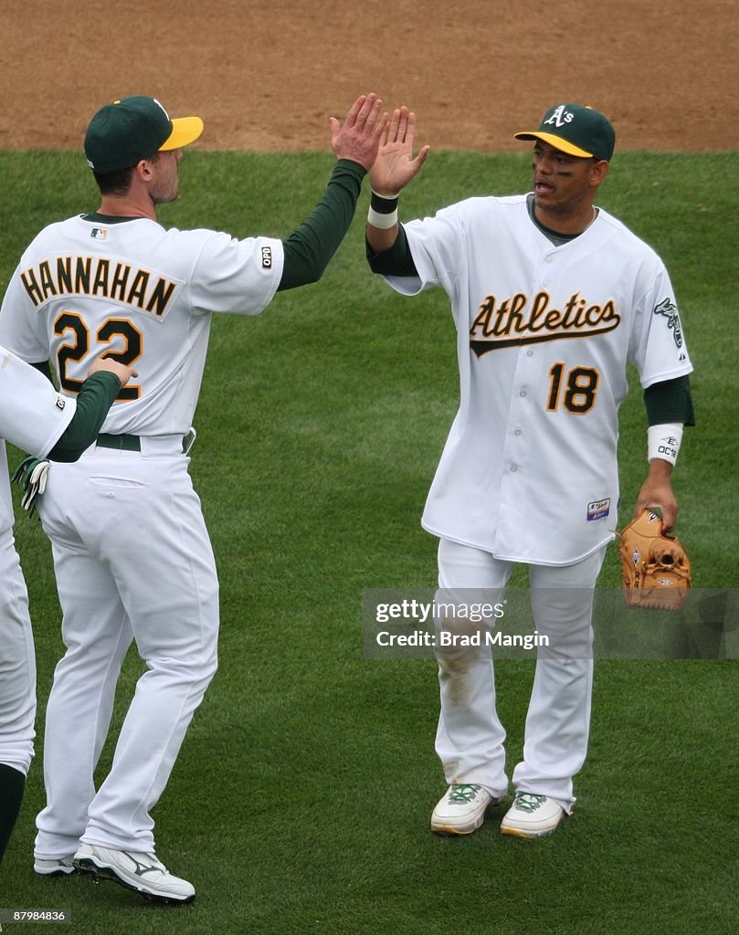 Arizona Diamondbacks v Oakland Athletics