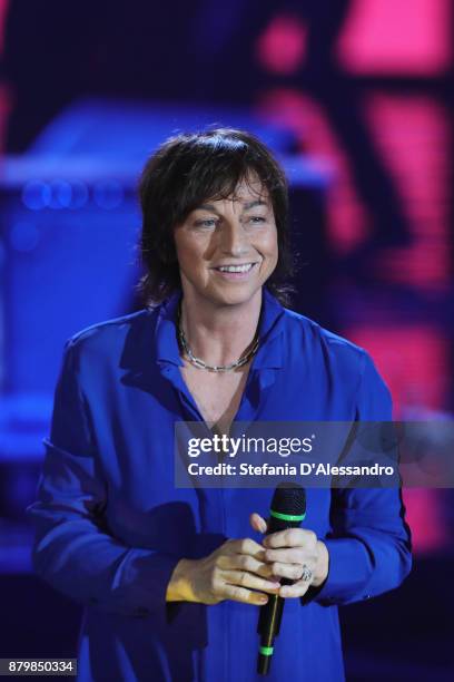 Gianna Nannini performs live at 'Che Tempo Che Fa' Tv Show on November 26, 2017 in Milan, Italy.