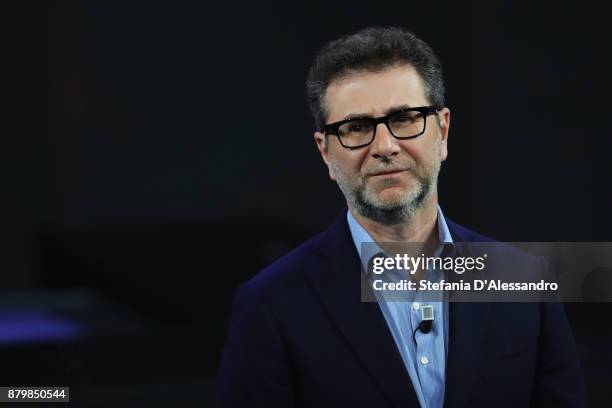 Fabio Fazio attends 'Che Tempo Che Fa' Tv Show on November 26, 2017 in Milan, Italy.