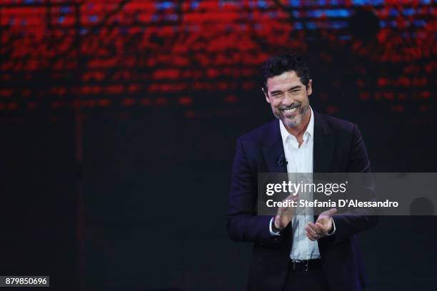 Alessandro Gassman attends 'Che Tempo Che Fa' Tv Show on November 26, 2017 in Milan, Italy.