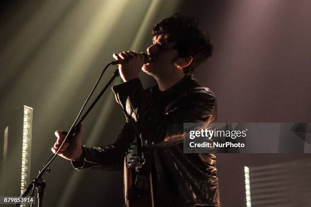 Robert Levon Been from Black Rebel Motorcycle Club performs at O2 Academy Brixton, London on November 4, 2017. Black Rebel Motorcycle Club is an...