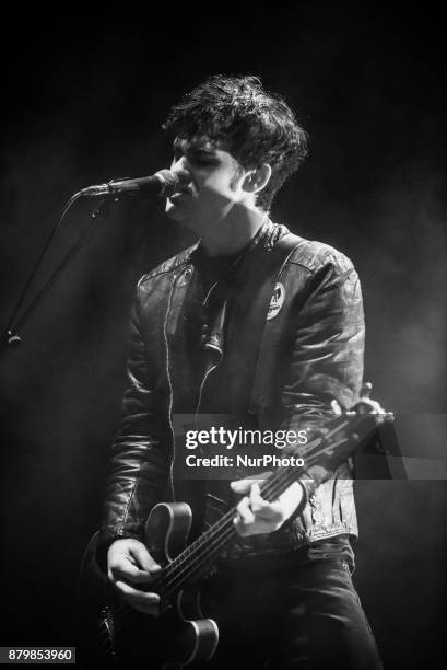 Robert Levon Been from Black Rebel Motorcycle Club performs at O2 Academy Brixton, London on November 4, 2017. Black Rebel Motorcycle Club is an...