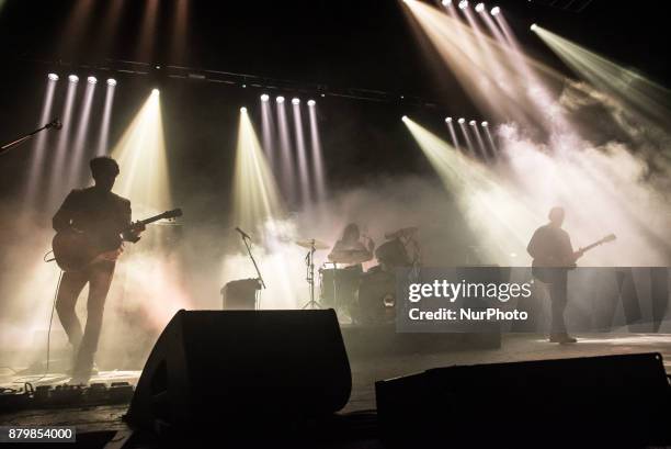 American rock band Black Rebel Motorcycle Club performs live at O2 Academy Brixton, London on November 4, 2017. Black Rebel Motorcycle Club is an...