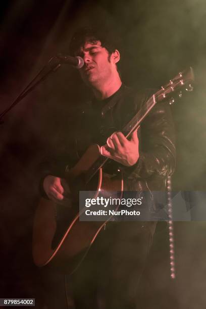 Robert Levon Been from Black Rebel Motorcycle Club performs at O2 Academy Brixton, London on November 4, 2017. Black Rebel Motorcycle Club is an...