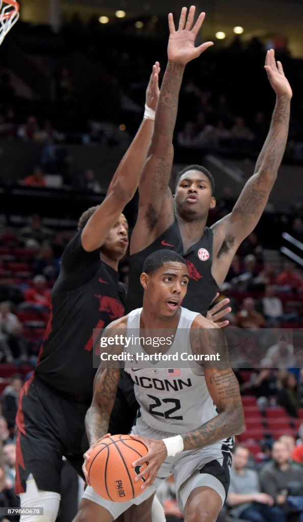Arkansas vs UConn men's basketball