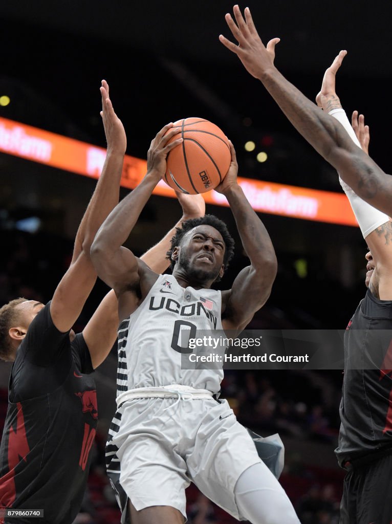 Arkansas vs UConn men's basketball