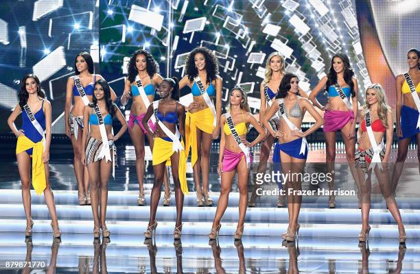 Miss Colombia 2017 Laura Gonzalez, Miss USA 2017 Kara McCullough, Miss Brazil 2017 Monalysa Alcantara, Miss Canada 2017 Lauren Howe, Miss Philippines...