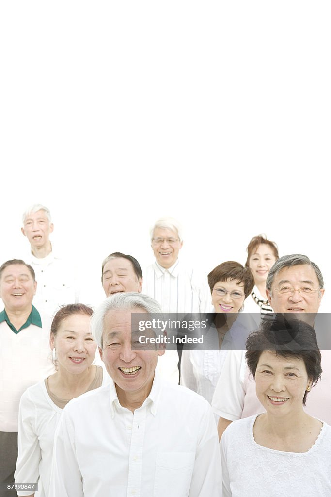 Group of senior people smiling