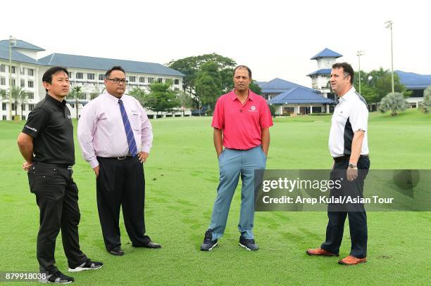 Arjun Atwal, Team Asia Captain, pictured during his visit to the Glenmarie Golf Course ahead of the 2018 EurAsia Cup presented by DRB-HICOM at...