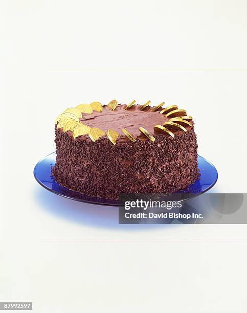 chanukah gelt layer cake - ハヌカゲルト ストックフォトと画像