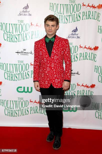 Garrett Clayton at 86th Annual Hollywood Christmas Parade on November 26, 2017 in Hollywood, California.