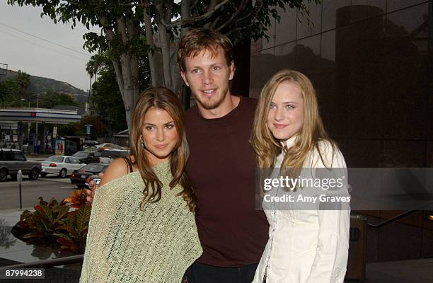 Nikki Reed, Kip Pardue and Evan Rachel Wood