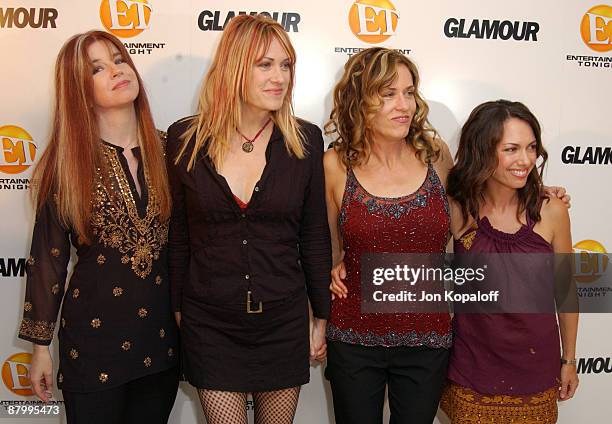 Michael Steele, Debbi Peterson, Vicki Peterson and Susanna Hoffs of The Bangles