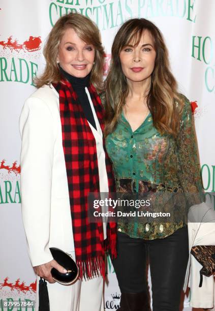 Deidre Hall and Lauren Koslow at 86th Annual Hollywood Christmas Parade on November 26, 2017 in Hollywood, California.