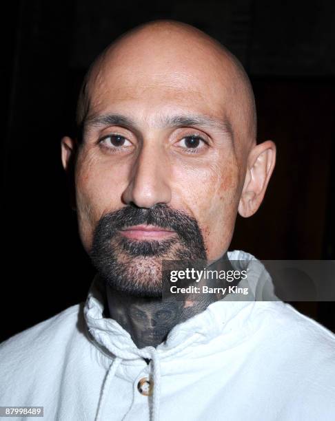 Actor Robert LaSardo arrives at Venice Magazine's "Venice Night at the Pantages Theatre" showing of "Dirty Dancing" at the Pantages theatre on May...